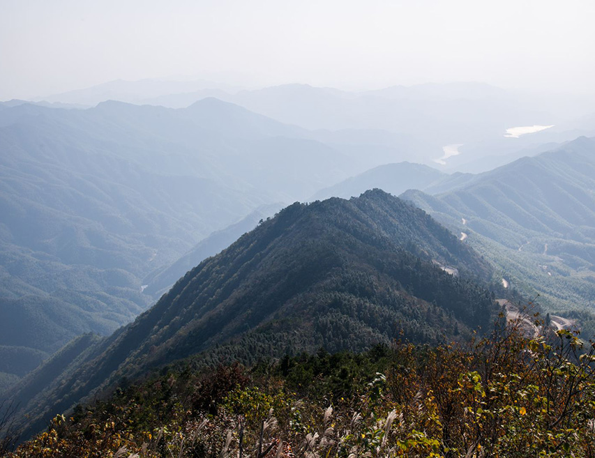 徒步石柱峰 俯瞰长沙城